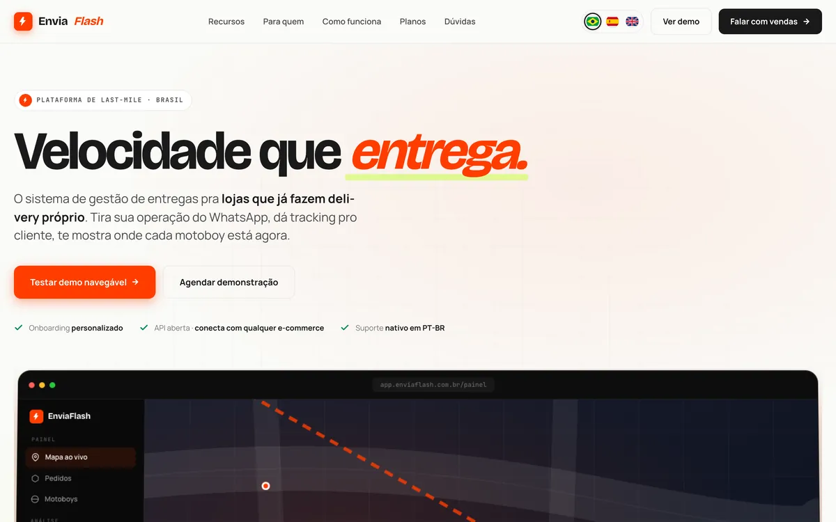 EnviaFlash: Logística last-mile