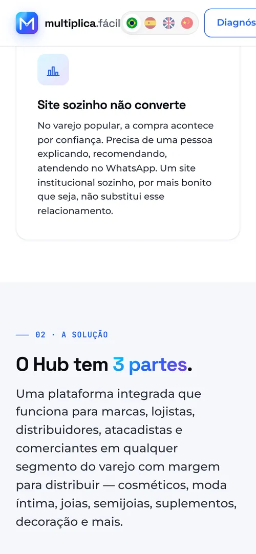 Multiplica Fácil · versão mobile