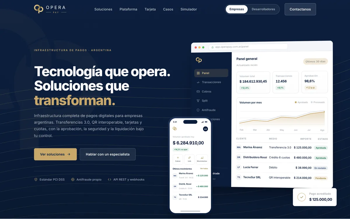 Opera Pay: projeto da Ocean IT